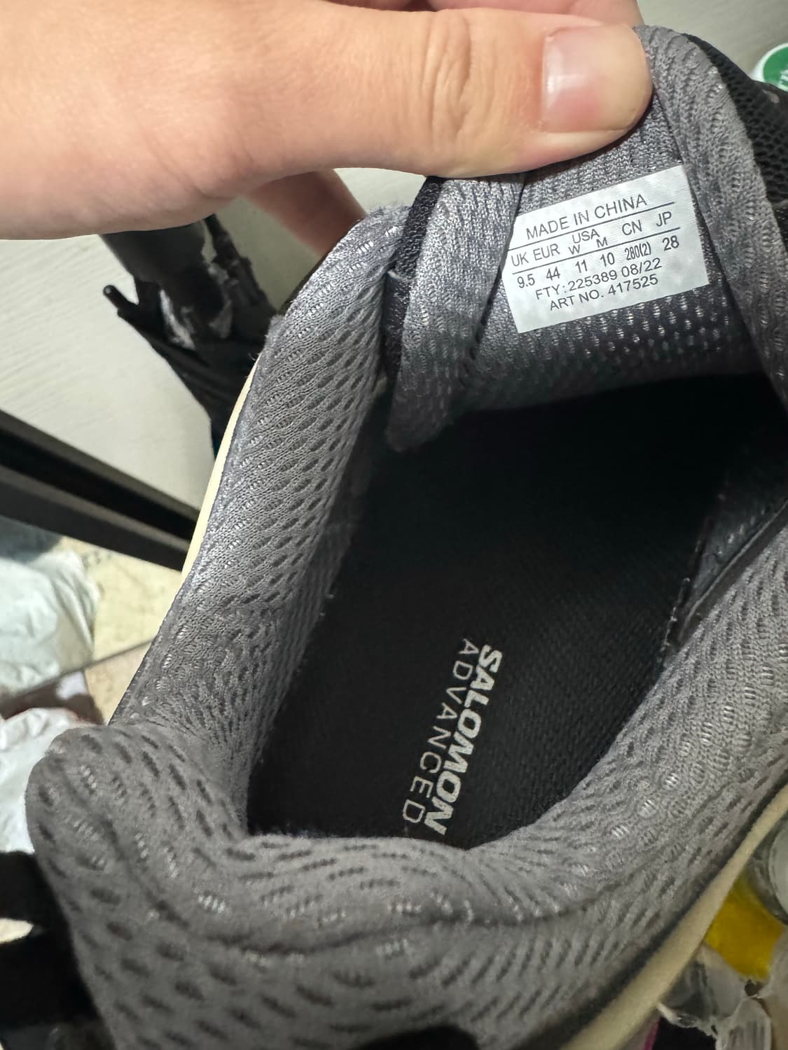 살로몬 acs 프로 adv 블랙알로이 상품이미지2