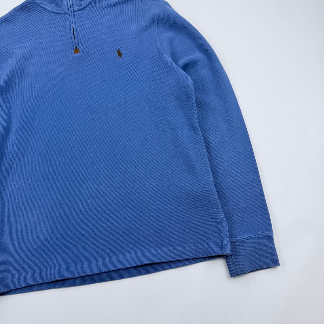 폴로 랄프로렌 하프 반집업 블루 상품이미지4
