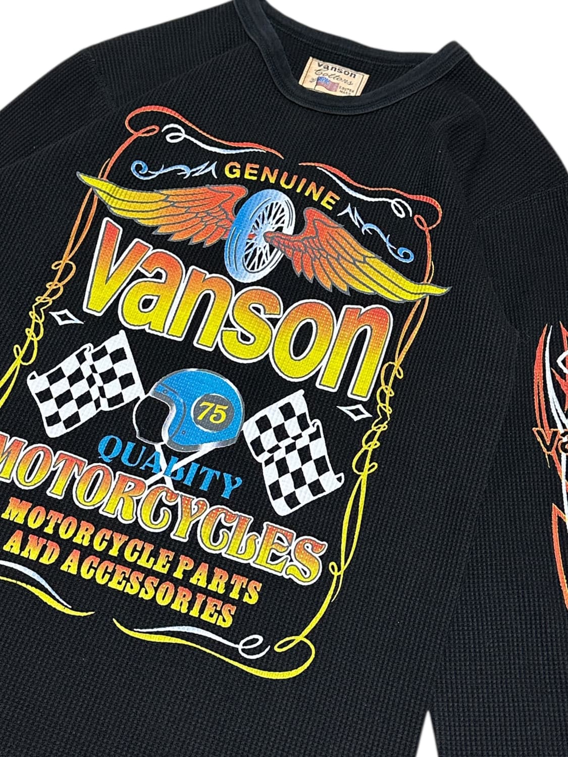 Vanson 밴슨 와플 써멀 티셔츠 벤슨 상품이미지3