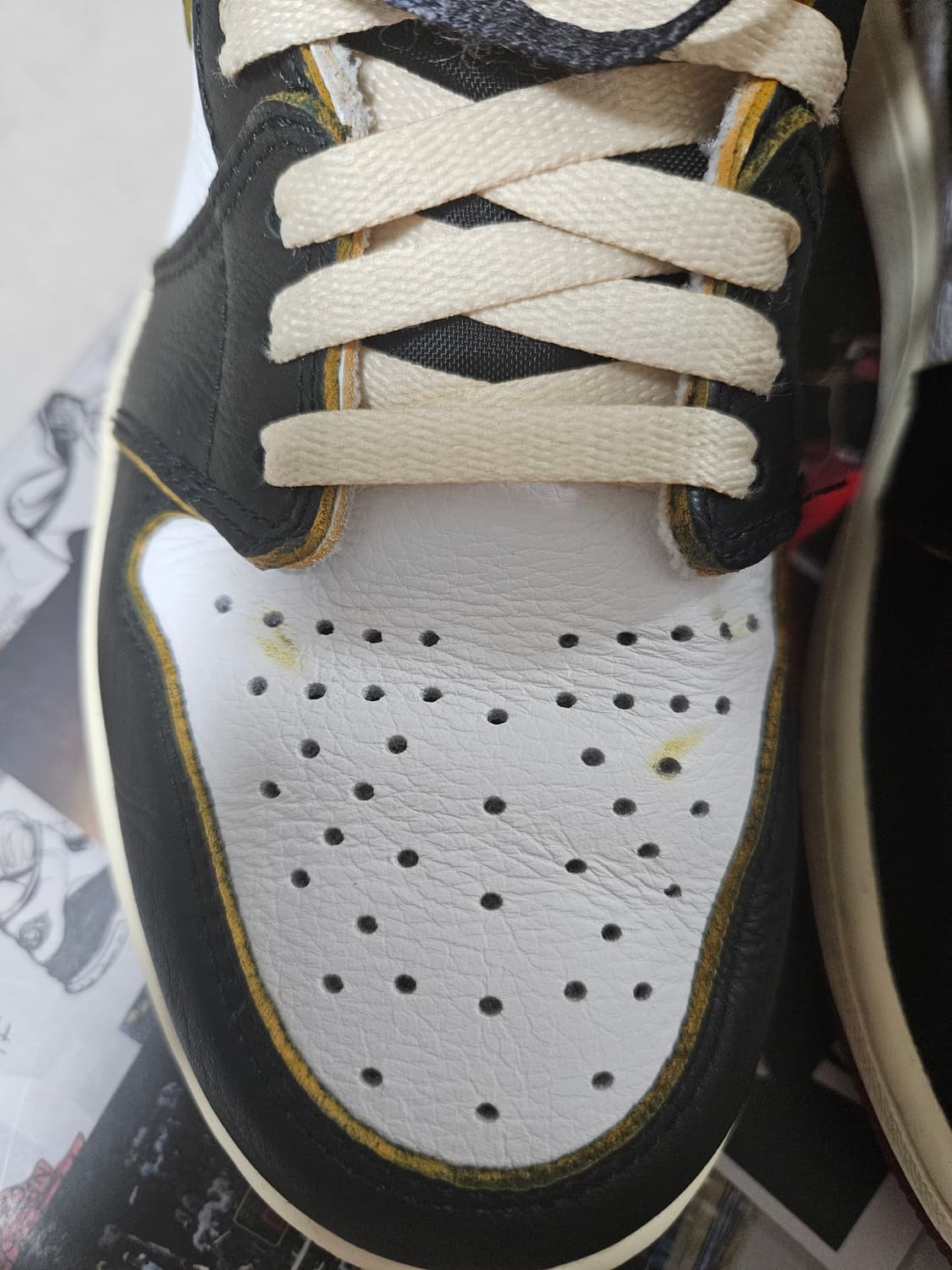 [260] 조던1 유니온 블랙토 상품이미지3