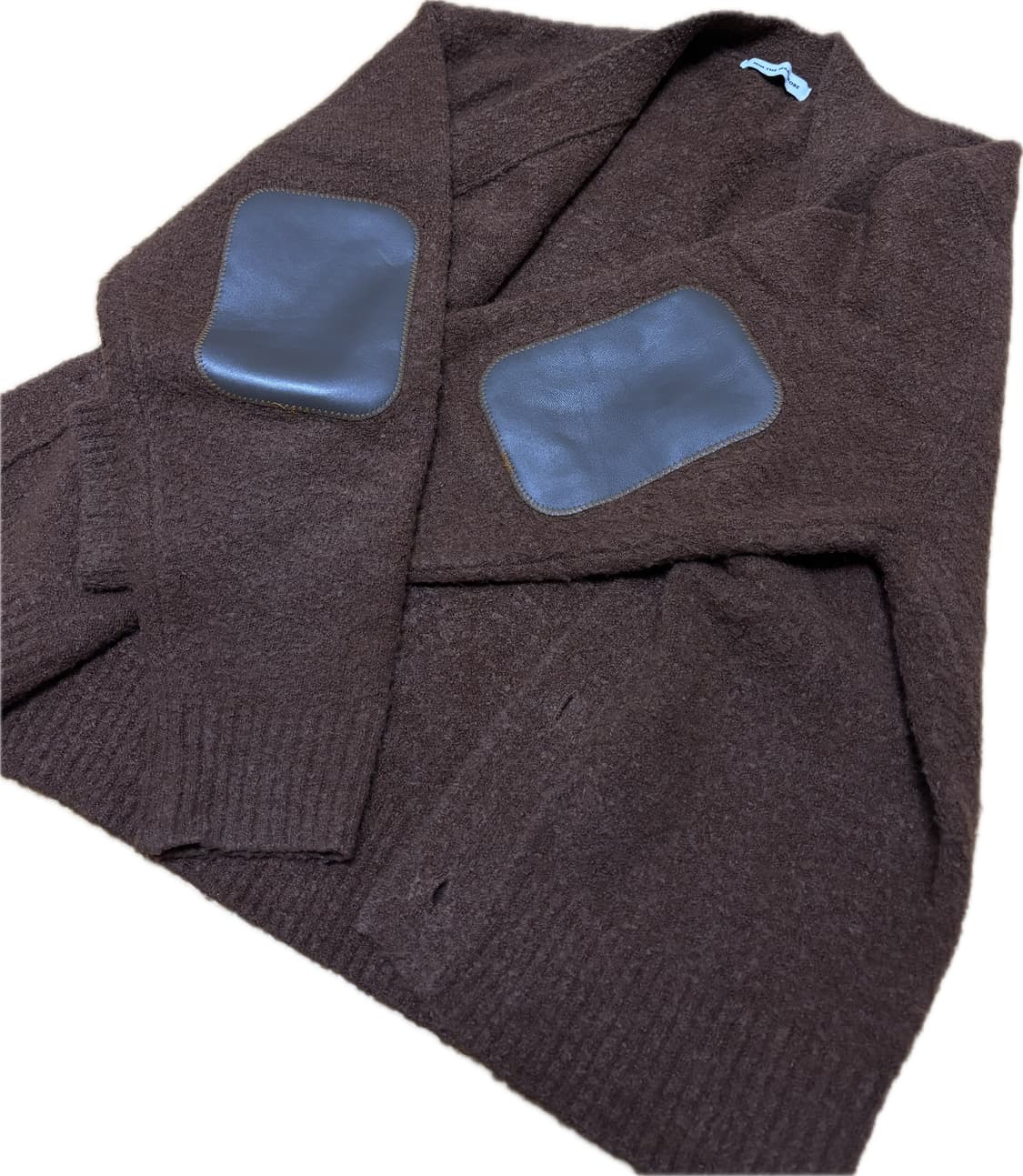 밈더워드로브 MIM THE WARDROBE 부클 가디건 브라운 M 상품이미지2