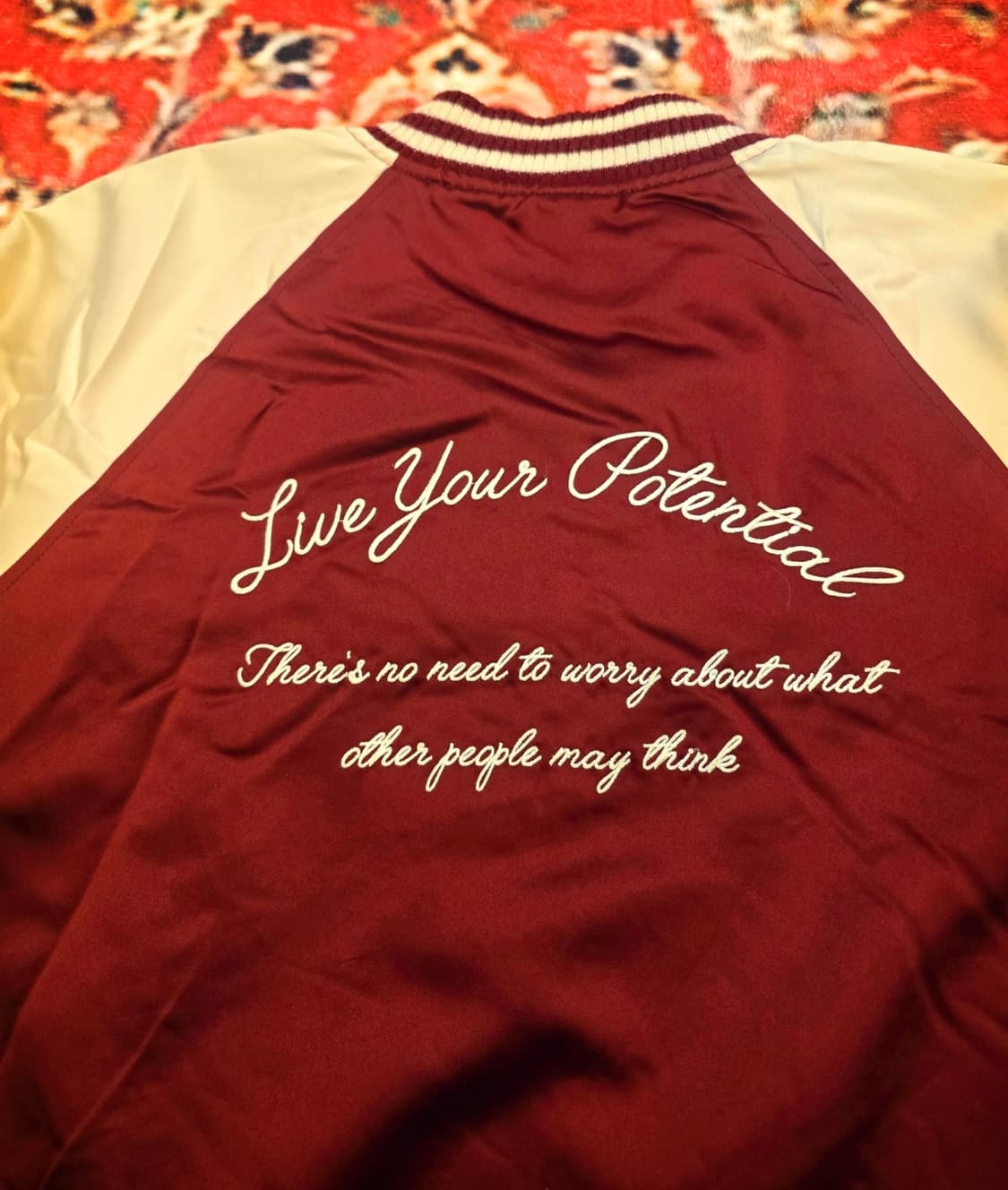 Colza 콜자 일본빈티지 새틴 스카잔/점퍼 상품이미지1