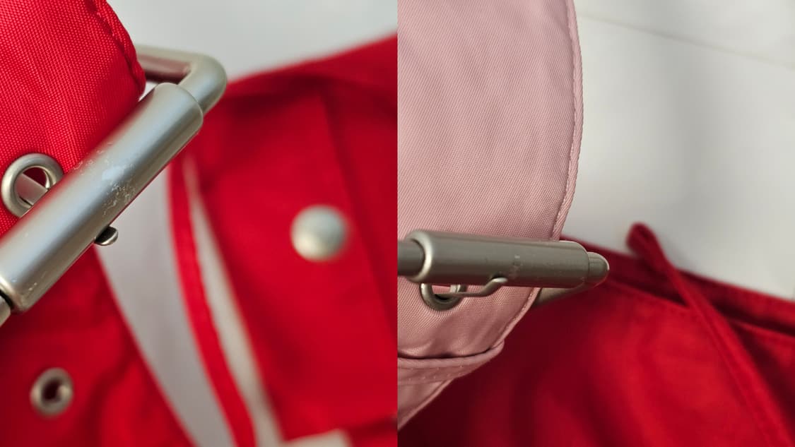 뮈니르 나일론 시티백S 스무디 (핑크 크로스 숄더 토트백) 상품이미지9