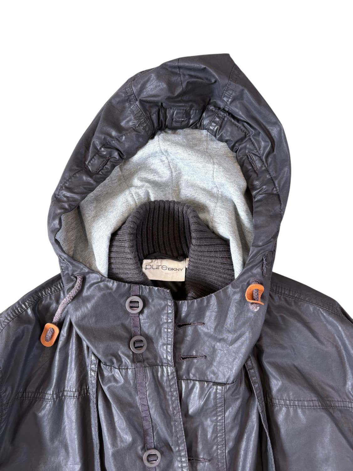 pure DKNY hooded layered coat 상품이미지4