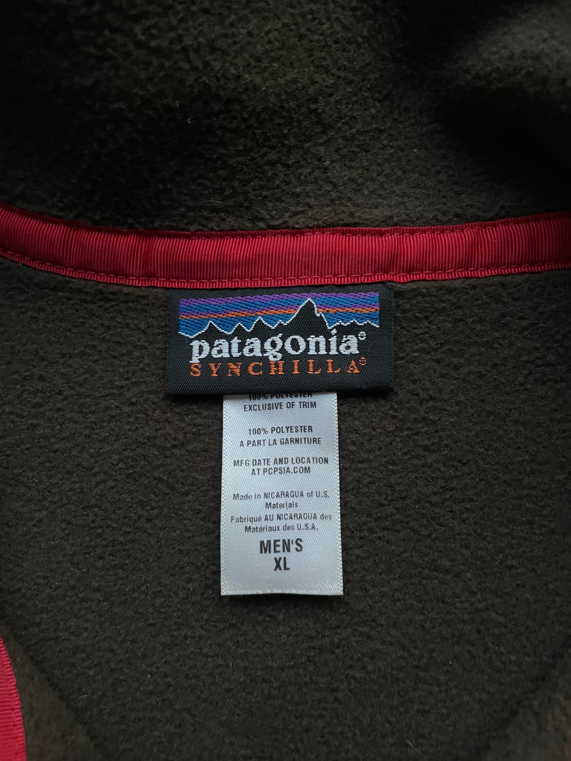 파타고니아 신칠라 브라운 틸 그린 빈티지 상품이미지3