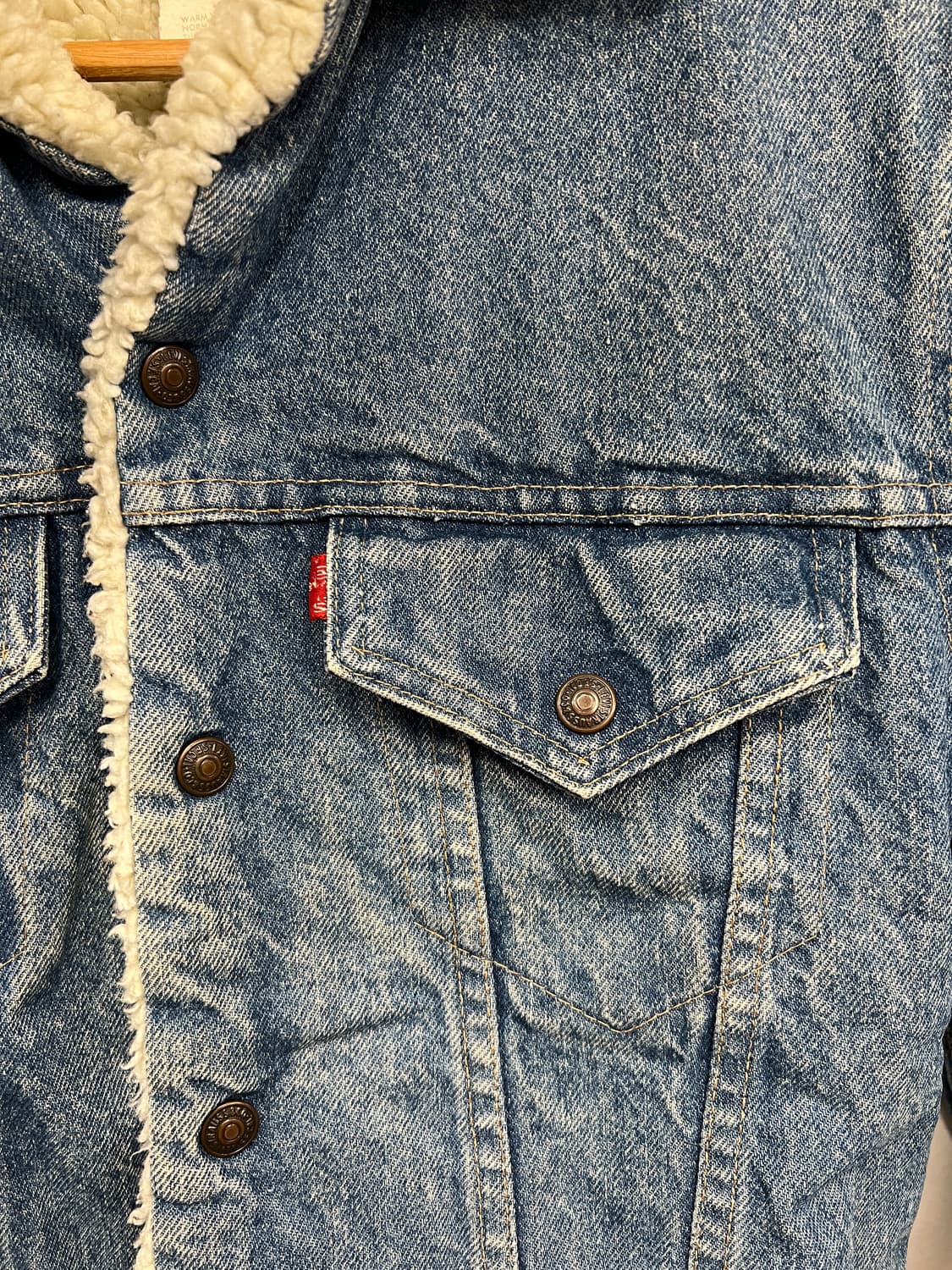 [34]70's 리바이스 70605 쉐르파 트러커 자켓 USA 상품이미지4