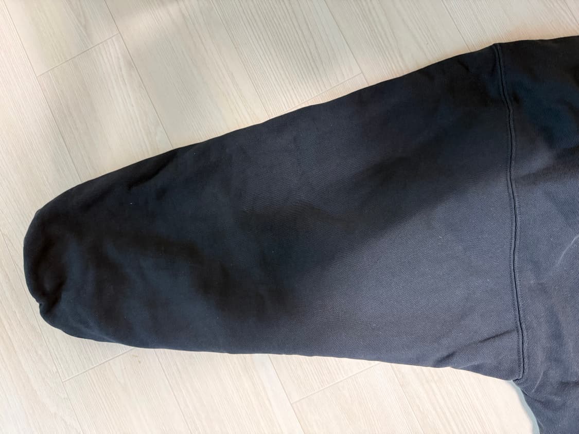 이지 갭 발렌시아가 도브 후드 워시드 블랙 상품이미지6