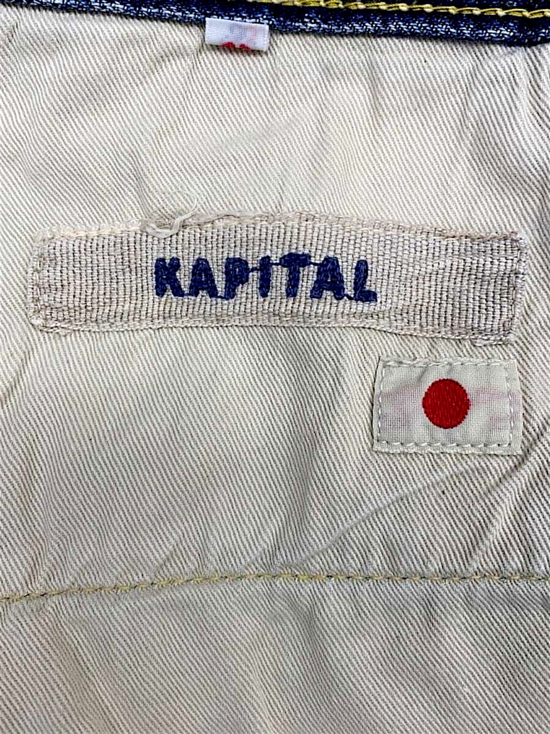 캐피탈 빈티지 워시드 가공 데님 팬츠 상품이미지8