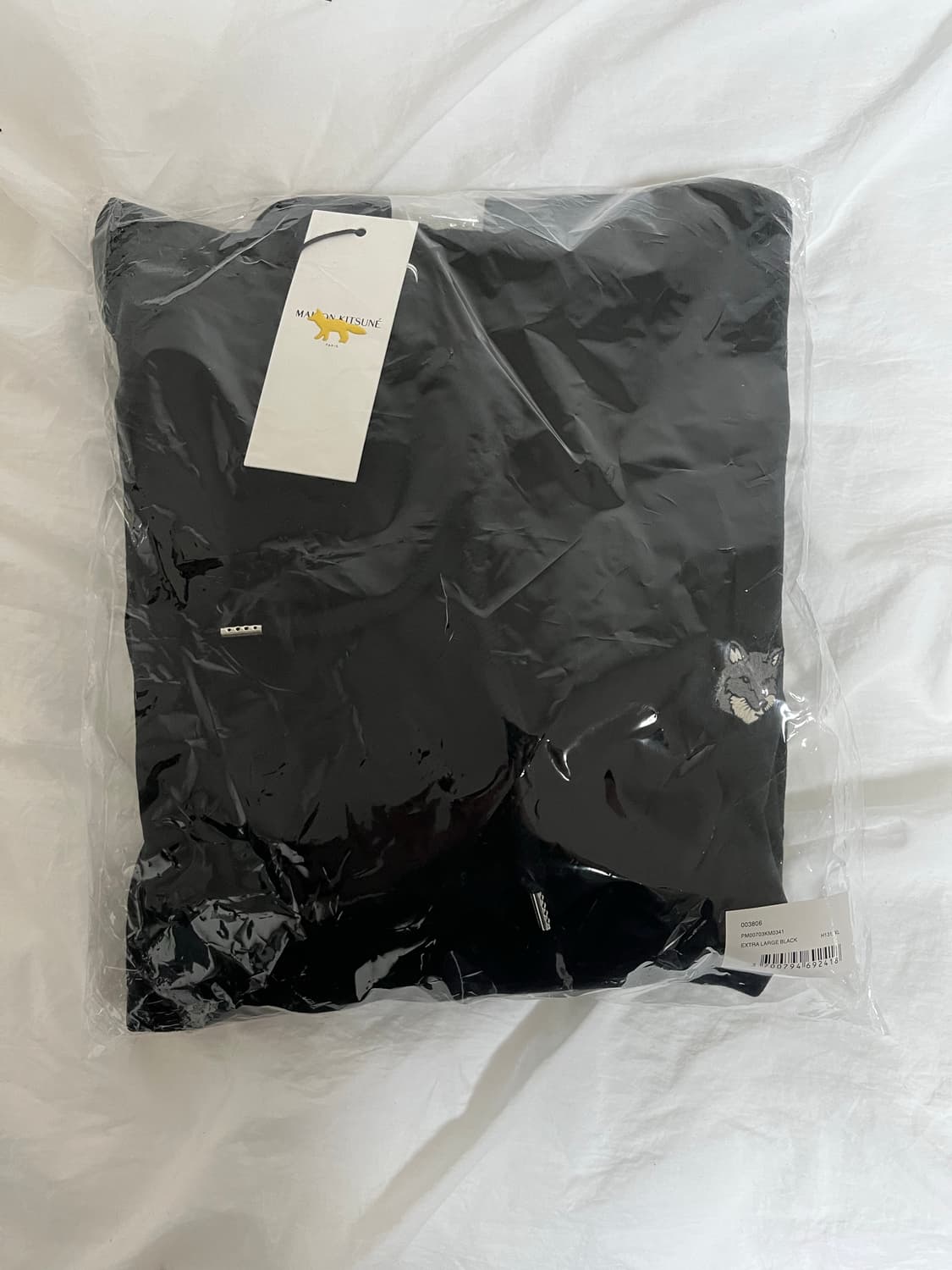 메종키츠네 블랙 후드 상품이미지5