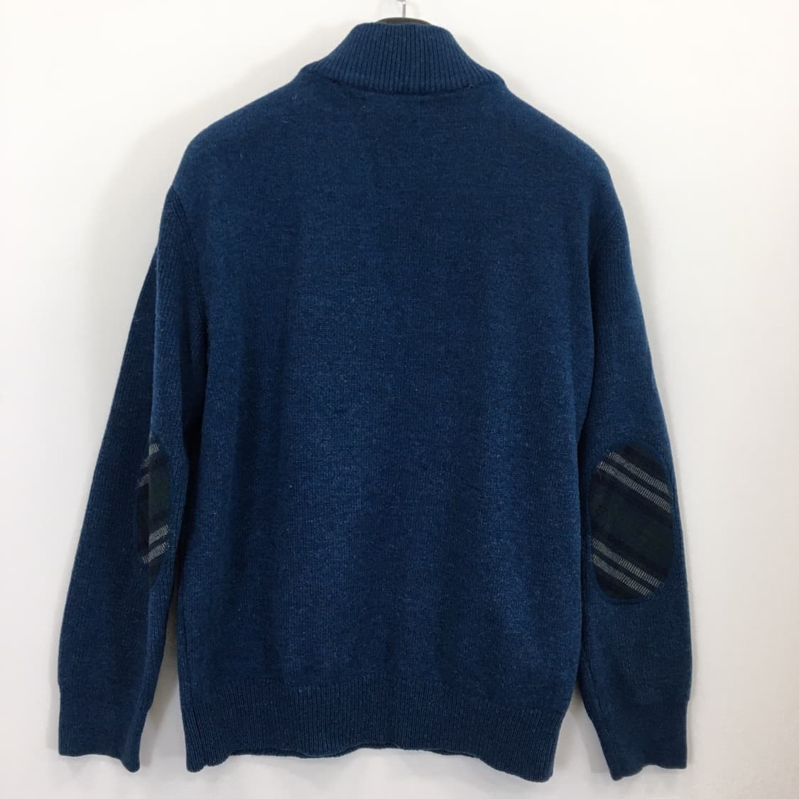 빈폴 자수로고 레이어드 하프넥 울 100% 니트 100  상품이미지4