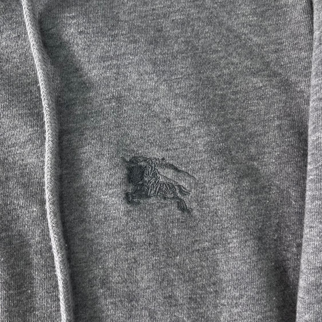 95 버버리 노바체크 기마로고 투웨이 후드집업 상품이미지3