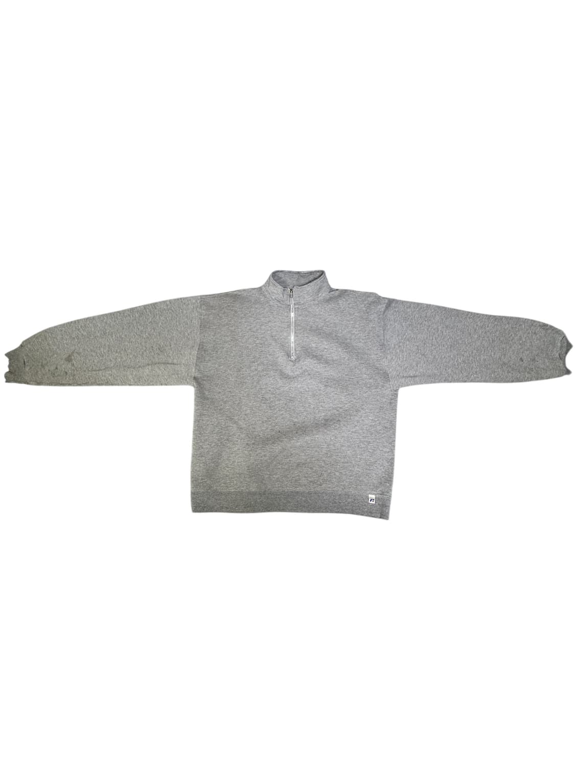 빈티지 00s 러셀 Russell 반집업 스웻셔츠 맨투맨 L 상품이미지1