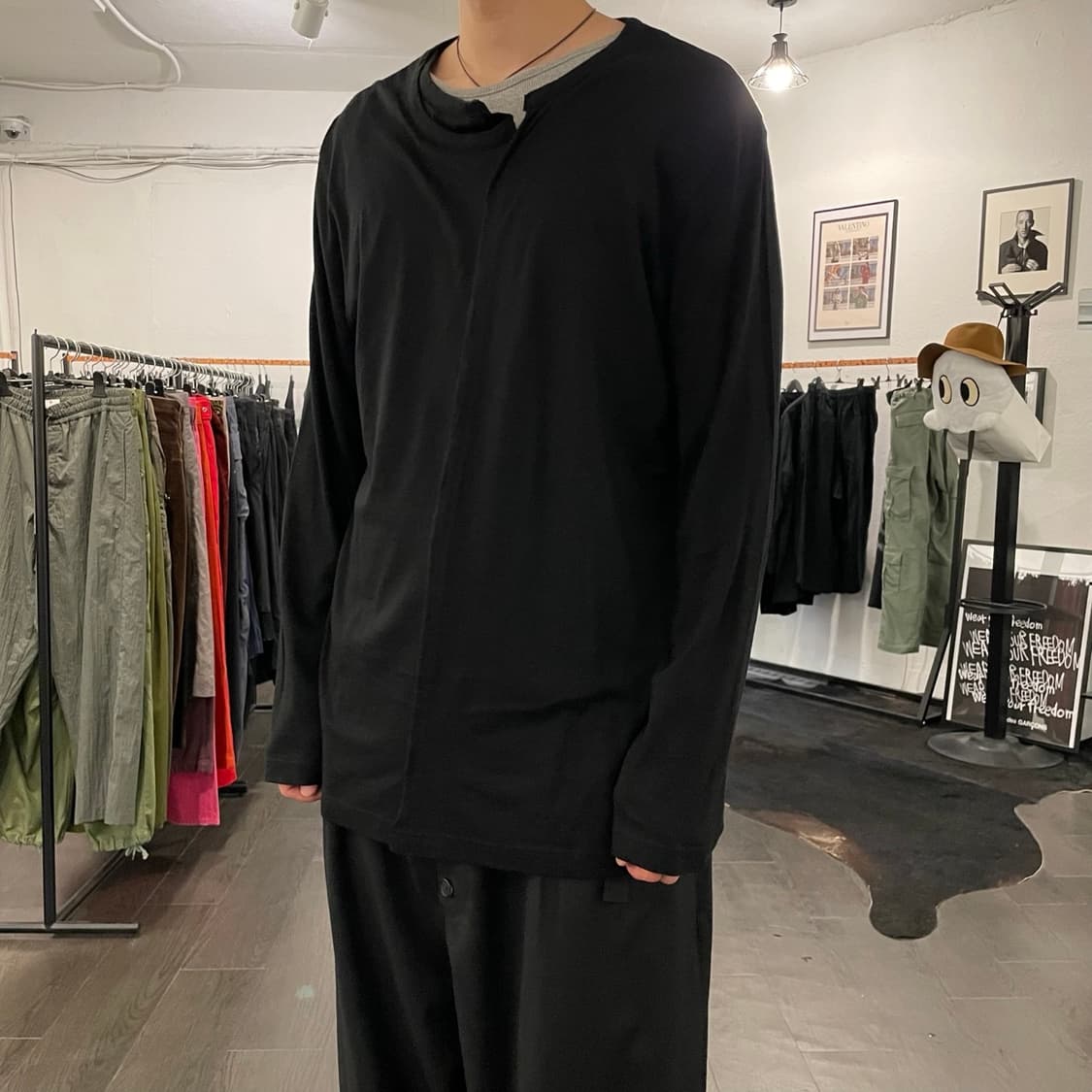 요지야마모토 컷아웃 롱슬리브 상품이미지4