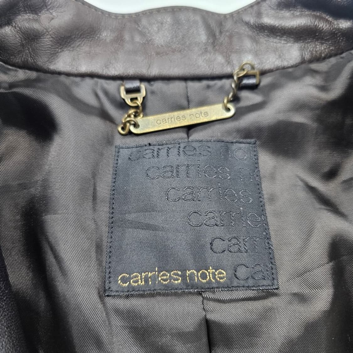 CARRIES NOTE 소가죽 송치 자켓 88 상품이미지5