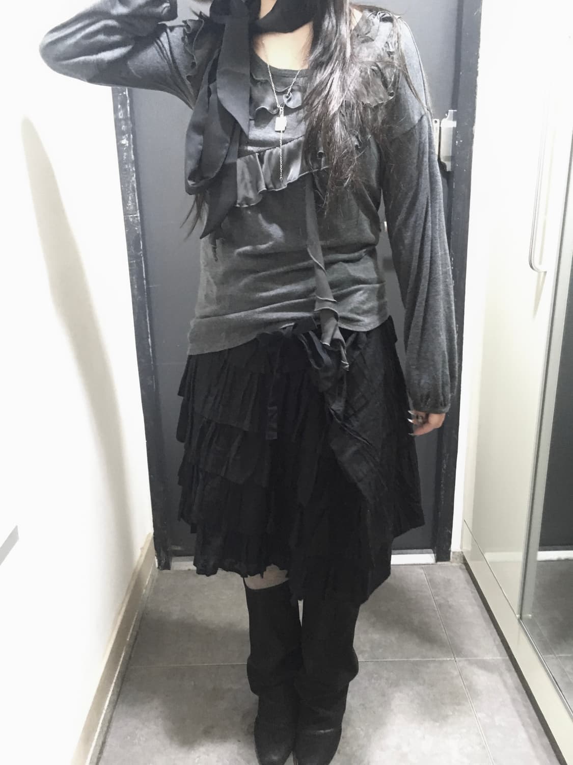 꼼데가르송 AD2015 프릴 변형 스커트 상품이미지1