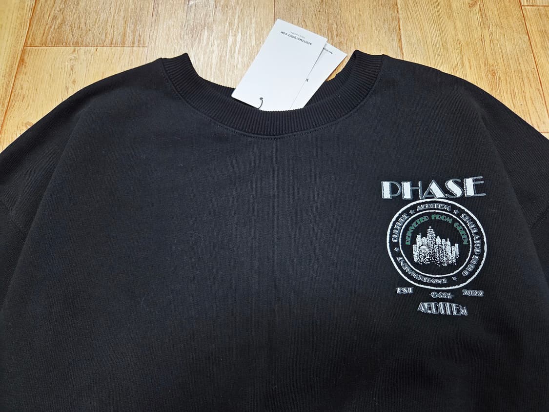 에디텀 스튜디오즈(AEDITEM STUDIOZ) 크롭 스웻셔츠 프리사이즈 상품이미지3