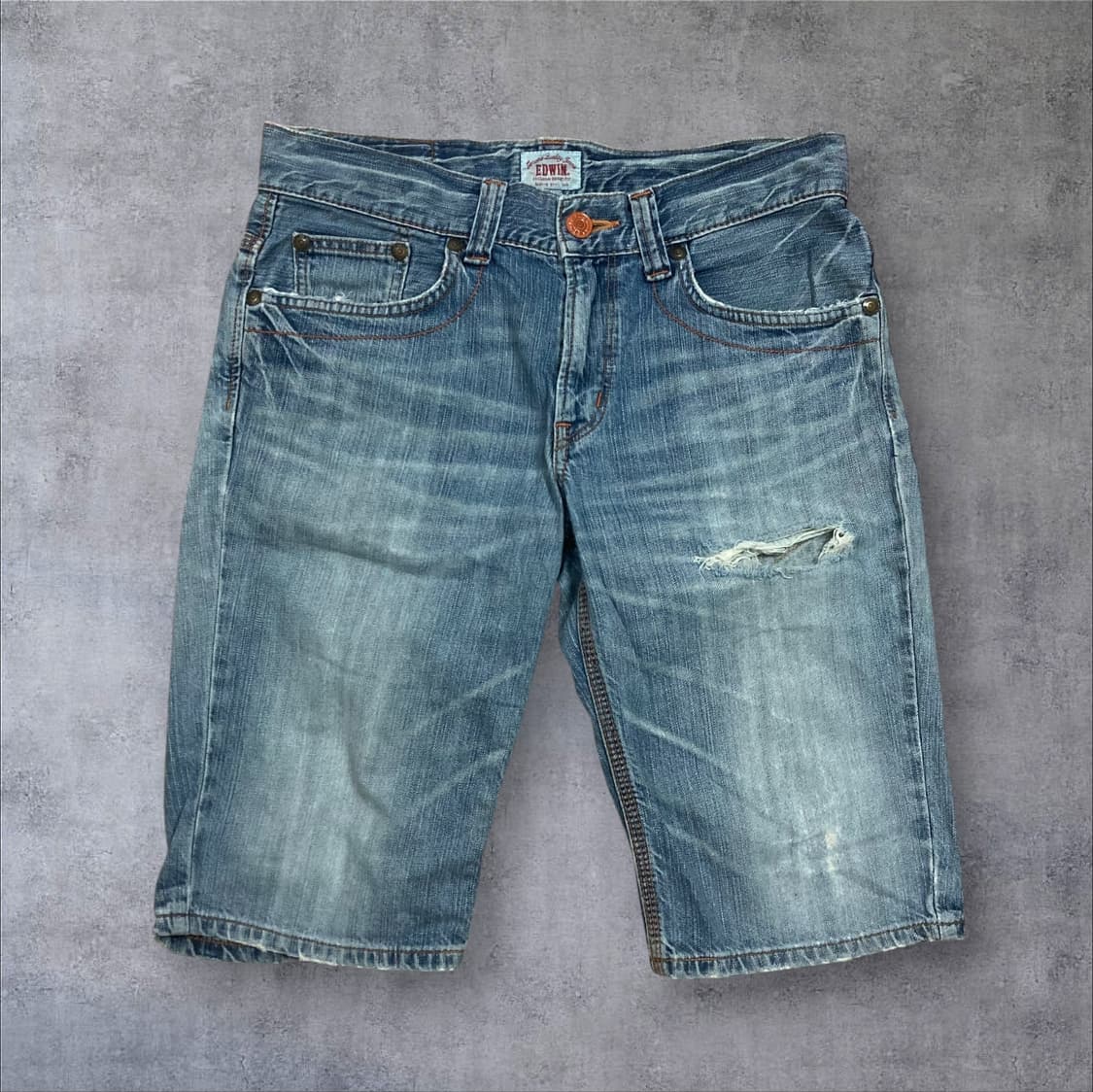 에드윈 웨스턴 데님 하프 팬츠 상품이미지2
