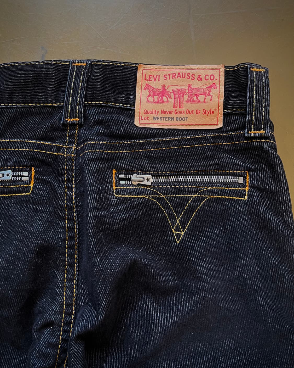 2000's Levi's Western Boots-Cut Pants 상품이미지9
