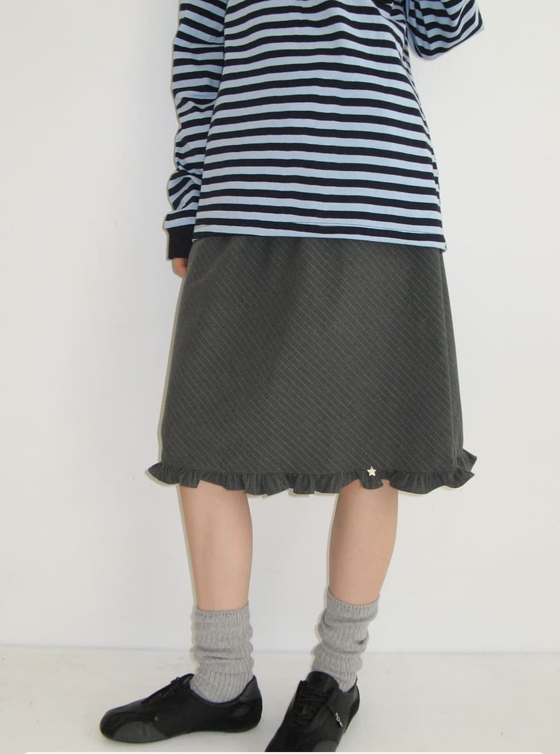 론론 미디스커트 상품이미지2