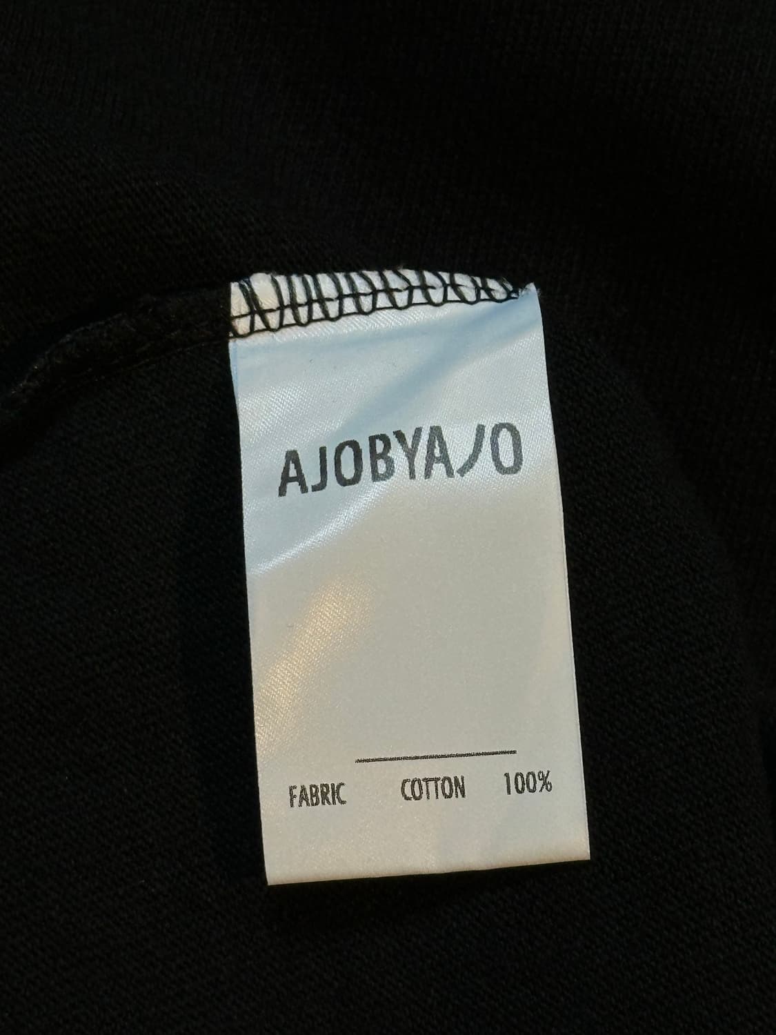 아조바이아조 AJOBYAJO 트라이벌 롱슬리브 긴팔 블랙 FREE 상품이미지6