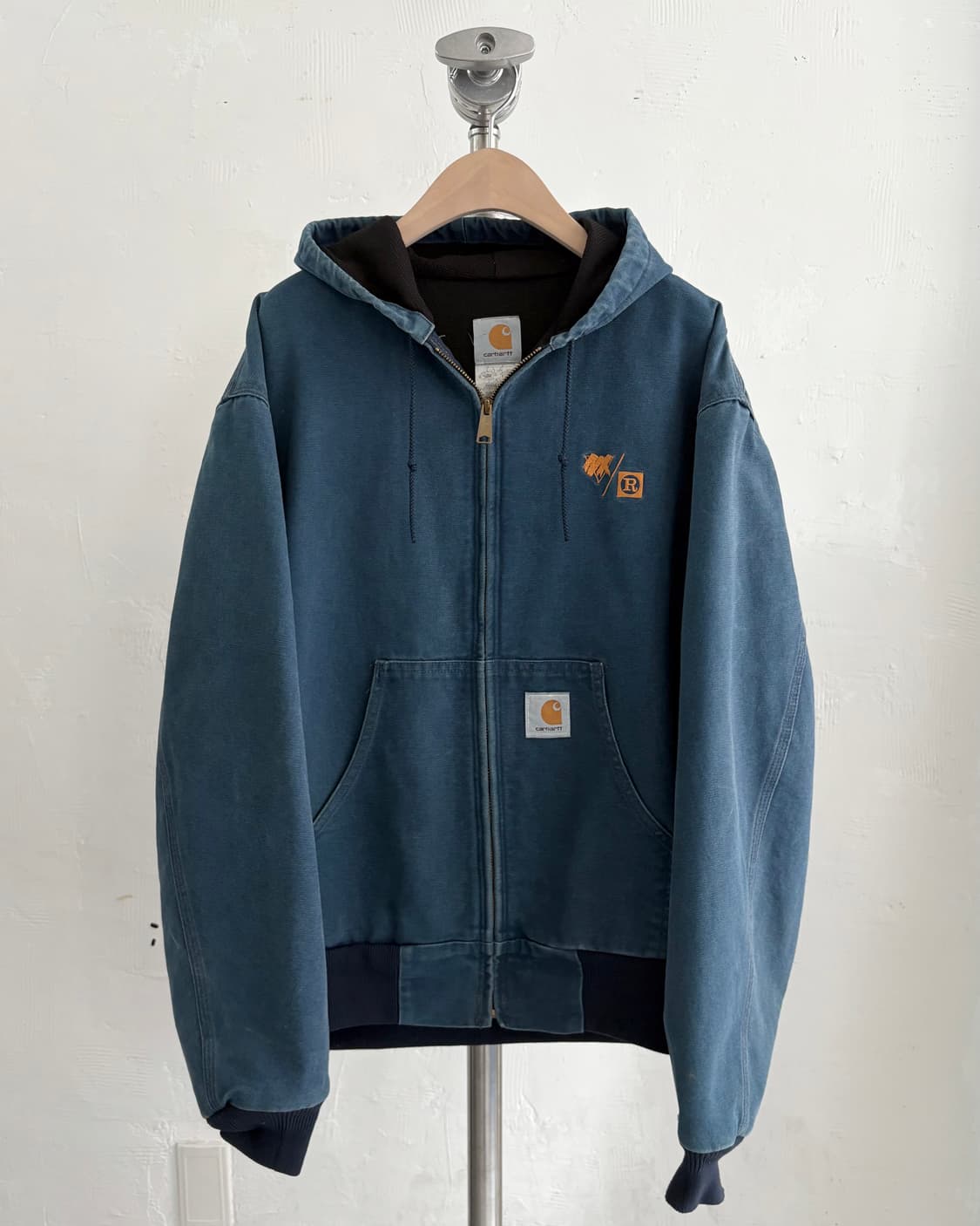 Carhartt 칼하트 90’s 아쿠아 블루 덕 액티브 워크 자켓 상품이미지1