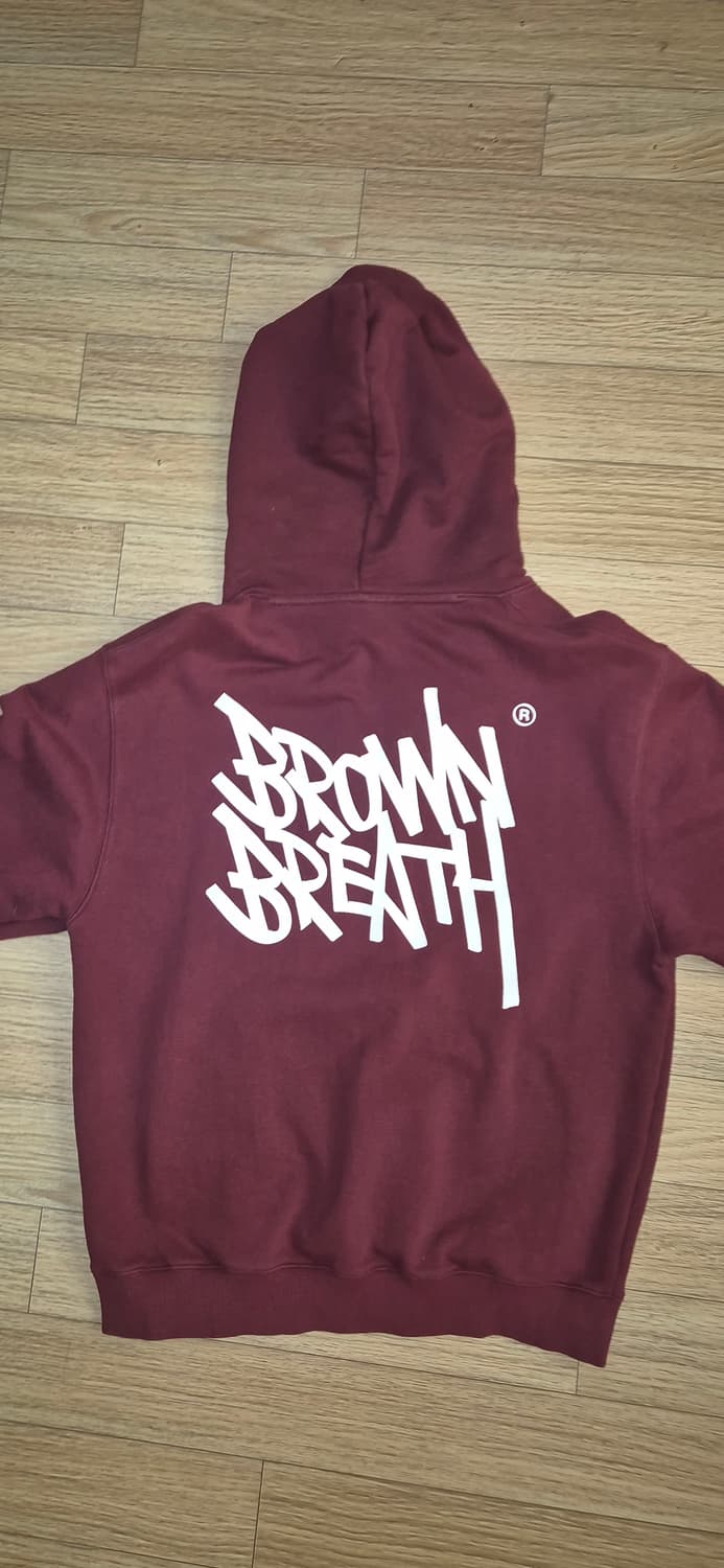 브라운브레스 버건디 후드티 상품이미지2