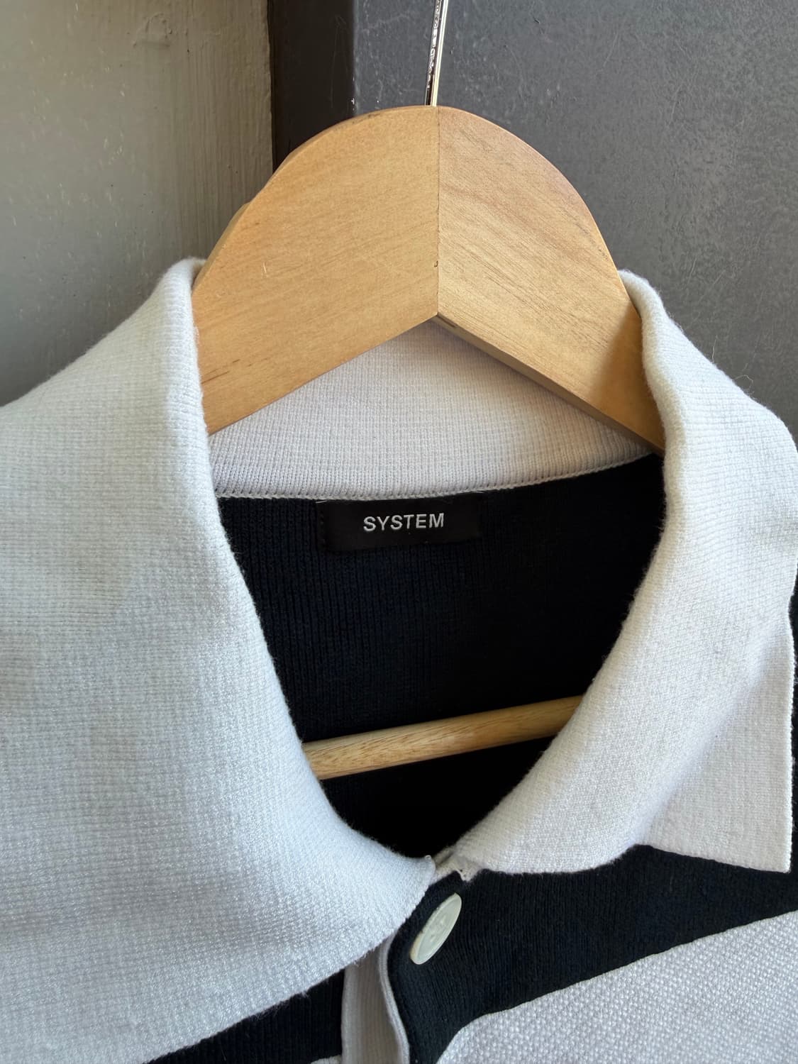 100~105/ 시스템옴므 24FW 럭비 스트라이프 니트 상품이미지5