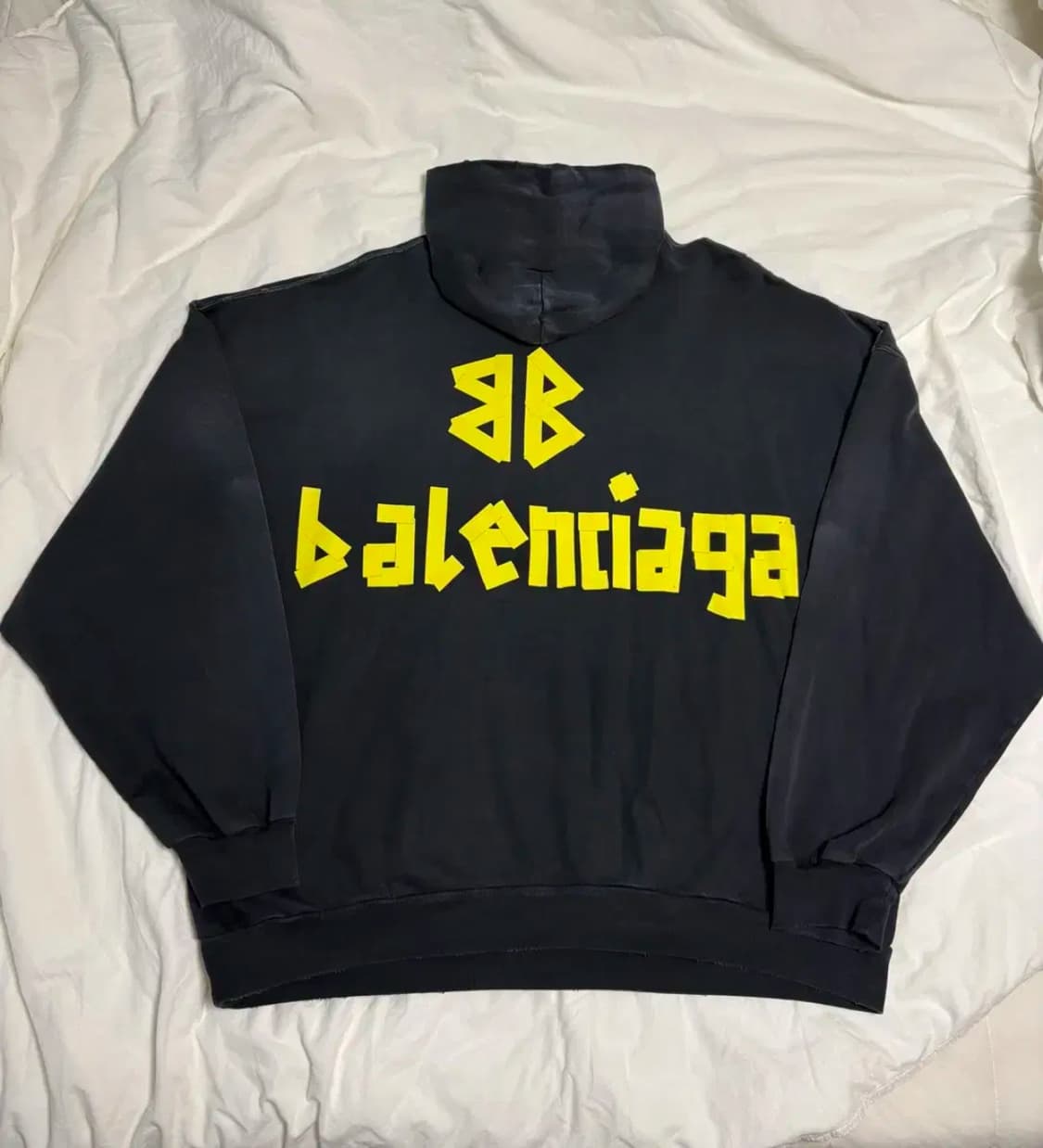 발렌시아가 테이프 후드티 상품이미지2