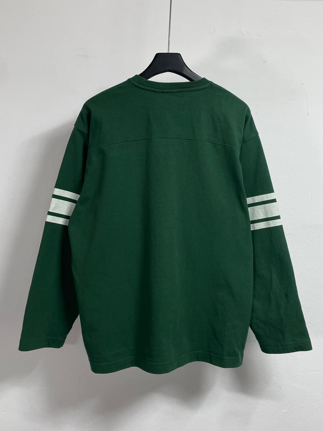 스투시 풋볼 크루 그린 롱슬리브 긴팔티 (on.610)    상품이미지3