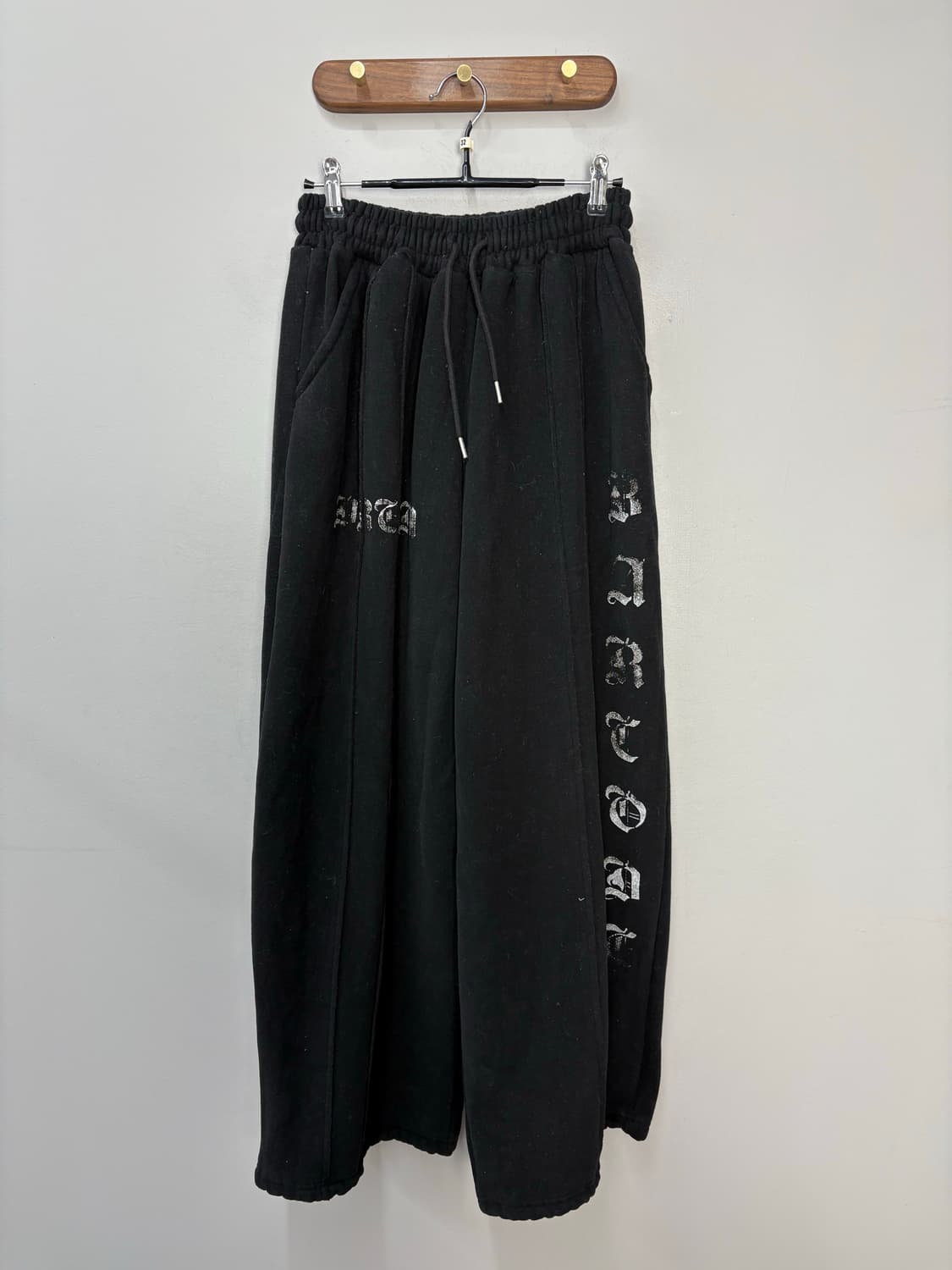 SEEOT 레터링 벌룬 스웻 팬츠 A3445  상품이미지2