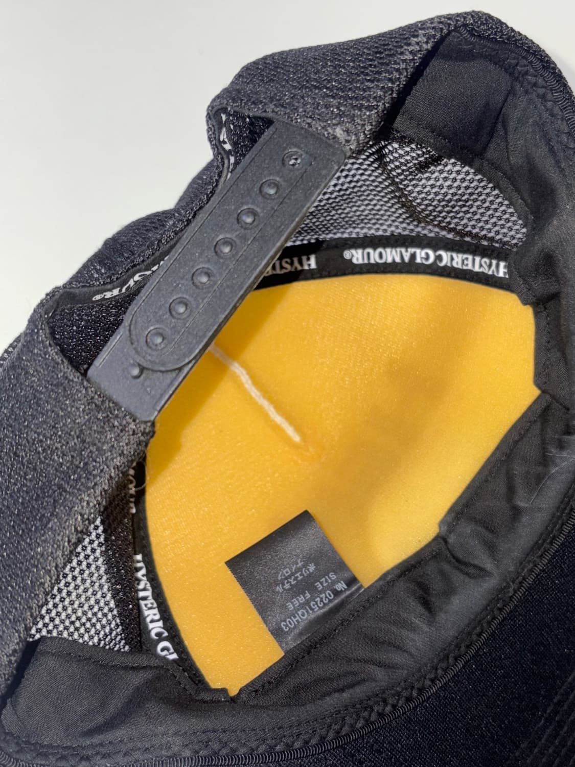 히스테릭글래머 헬 히스테릭 메쉬 볼캡 블랙 상품이미지5