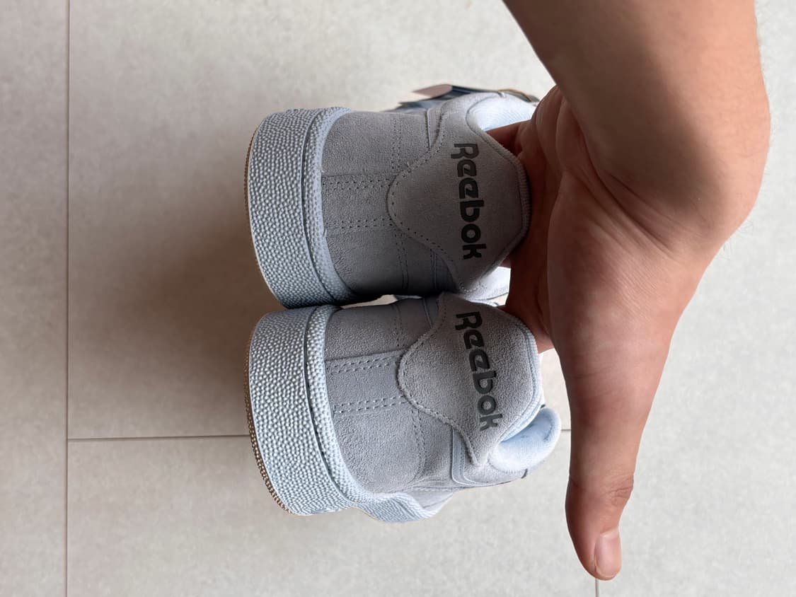 리복 클럽C 85 스웨이드 파스텔 블루 (새상품) 자운드맛, 콜라보st 상품이미지6