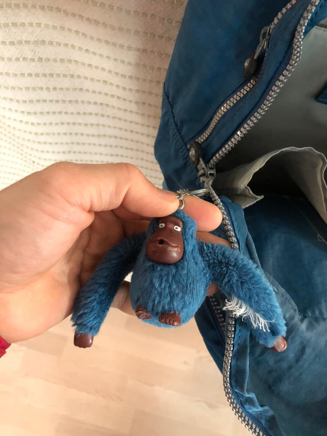 키플링 Y2K 나일론 블루 백팩 노트북 가방 상품이미지5