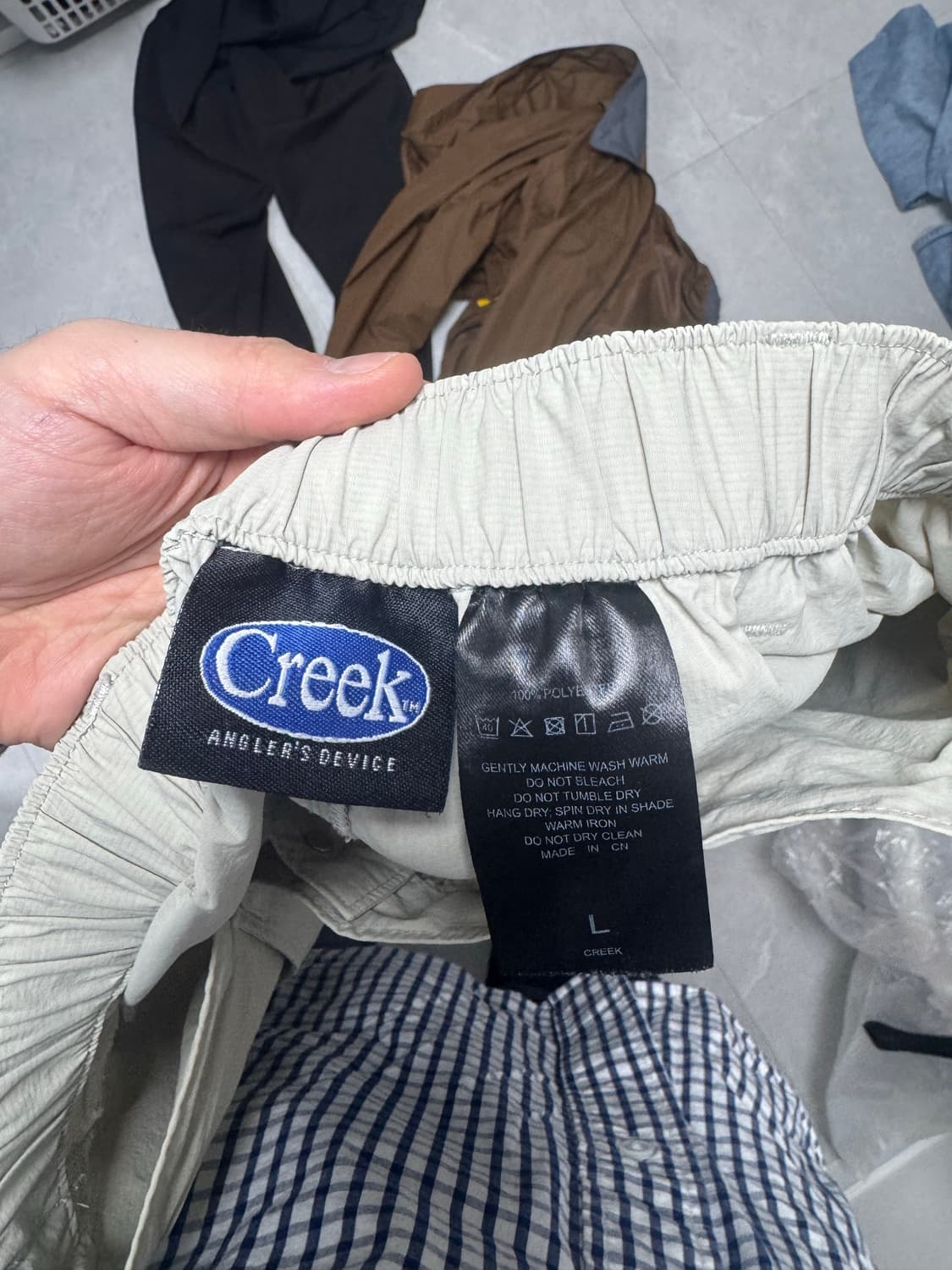 Creek 나일론 팬츠 L사이즈 everyone ennoy 엔즈앤드민즈 상품이미지2