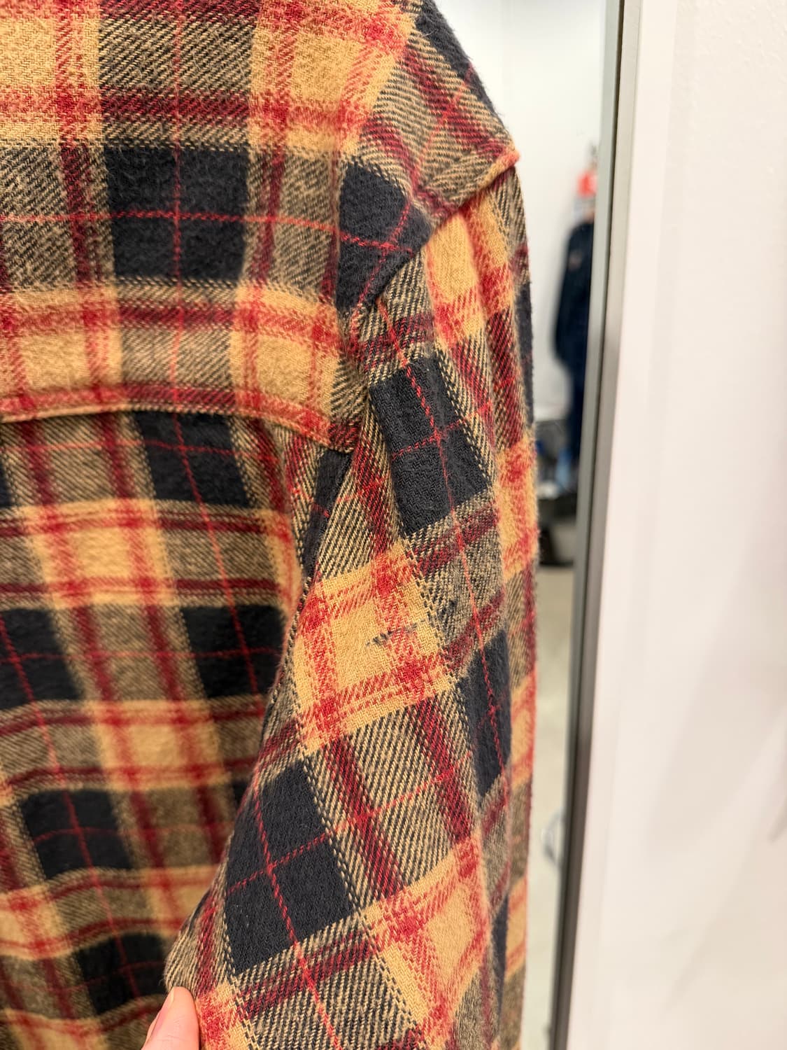 Canyon 빈티지 플란넬 체크 셔츠 상품이미지8