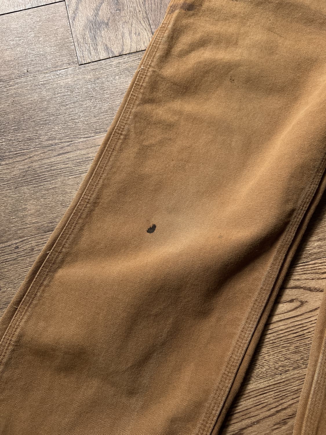 [32]칼하트 USA 더티워싱 브라운 싱글니 카펜터 워크 팬츠 상품이미지6