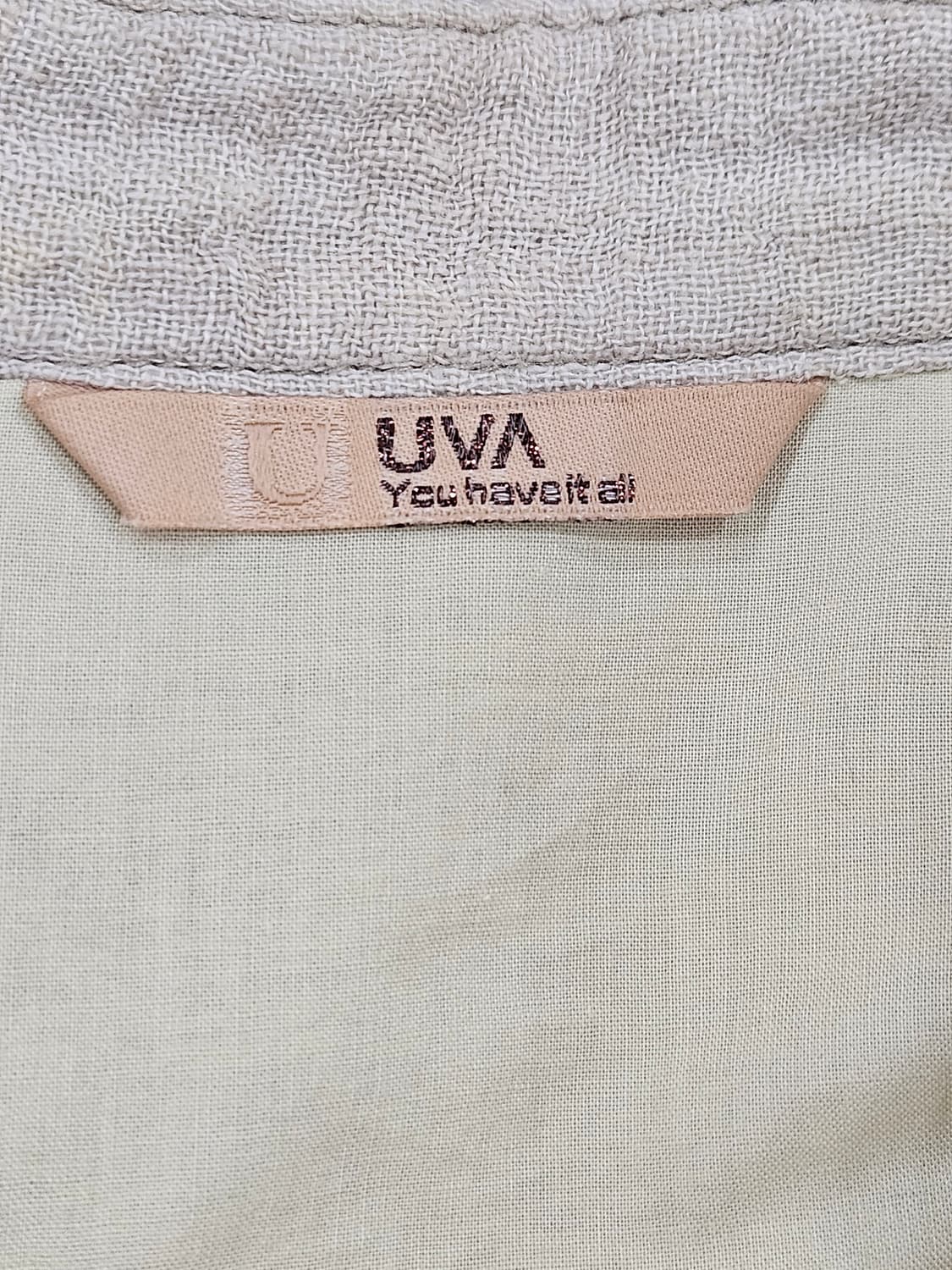 UVA 린넨 100 자수 미디 원피스 상품이미지2