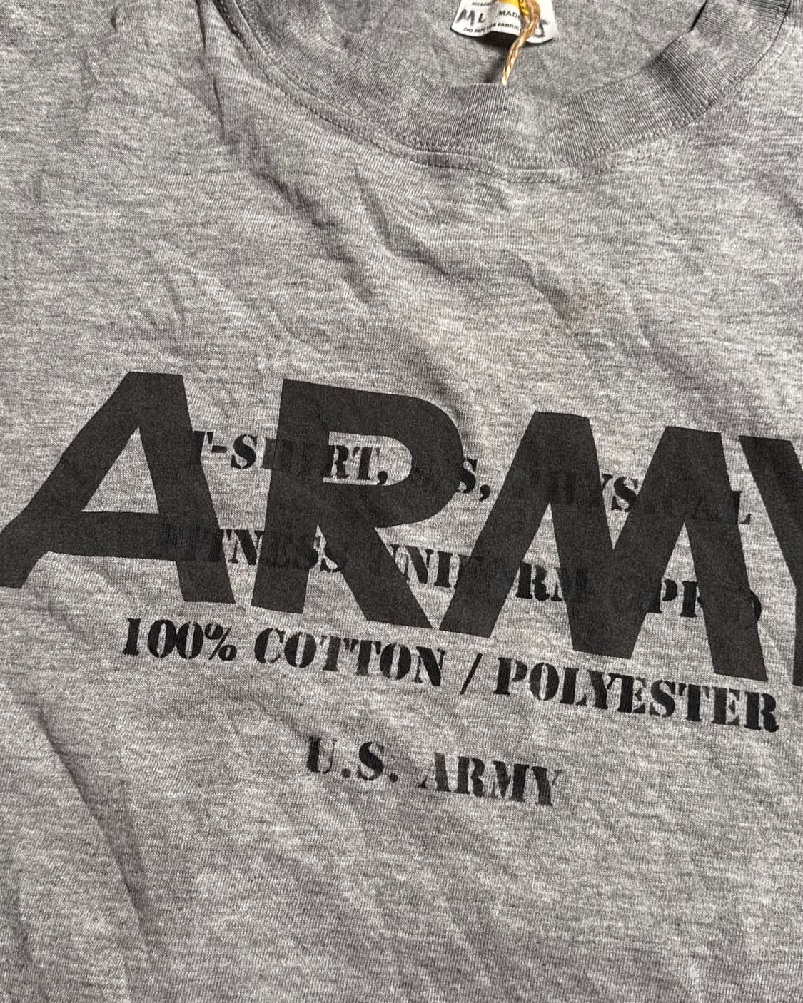 Soffe U.S Army 'Spec.' 스텐실 IPFU 티셔츠 L 상품이미지3