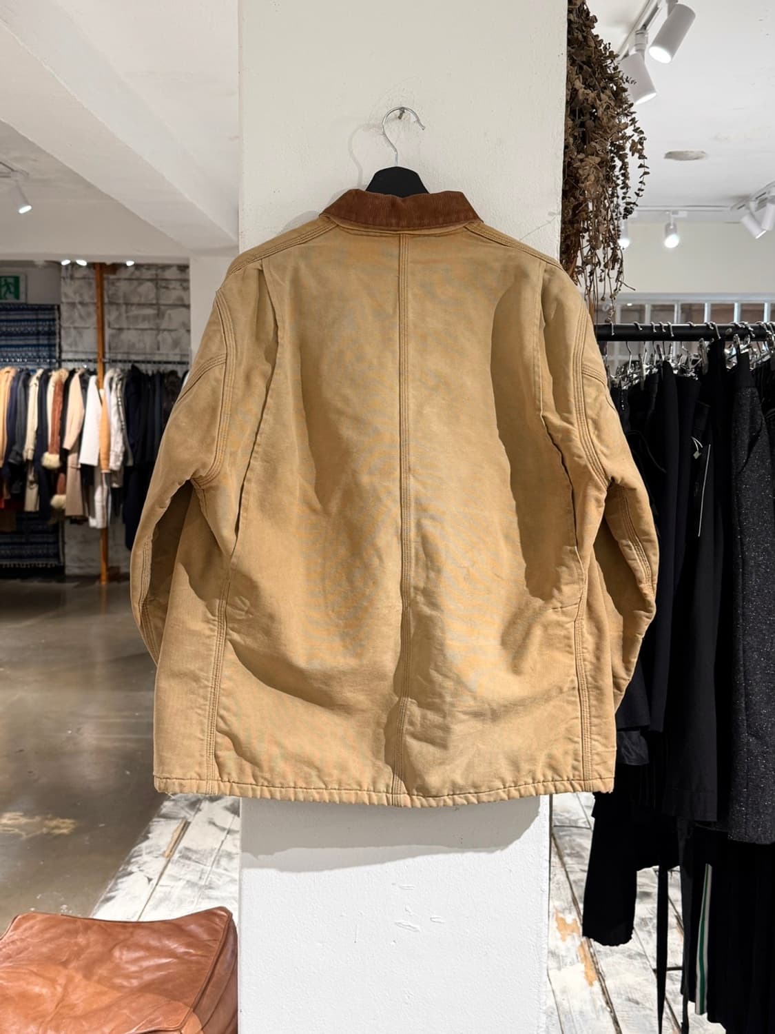 칼하트 90s 베이지 캔버스 초어 자켓 상품이미지6