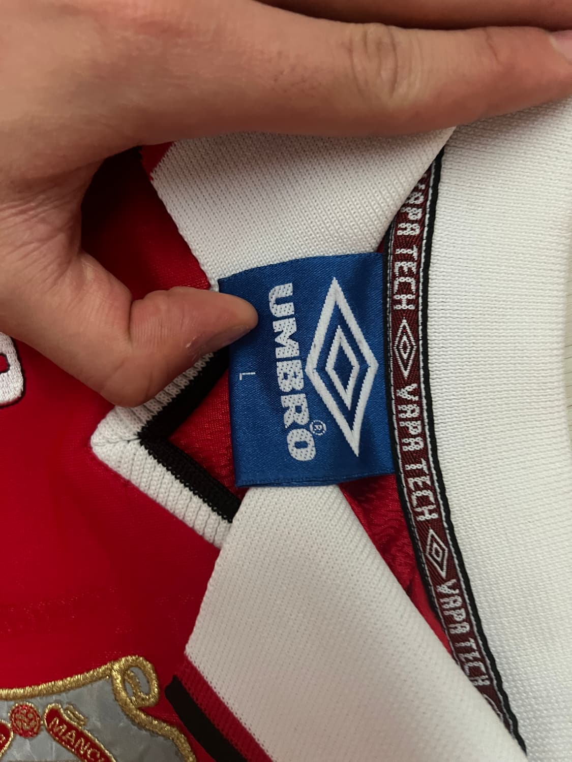 (원스타) 98/00 맨체스터 유나이티드 챔스 홈 베컴 유니폼 상품이미지6