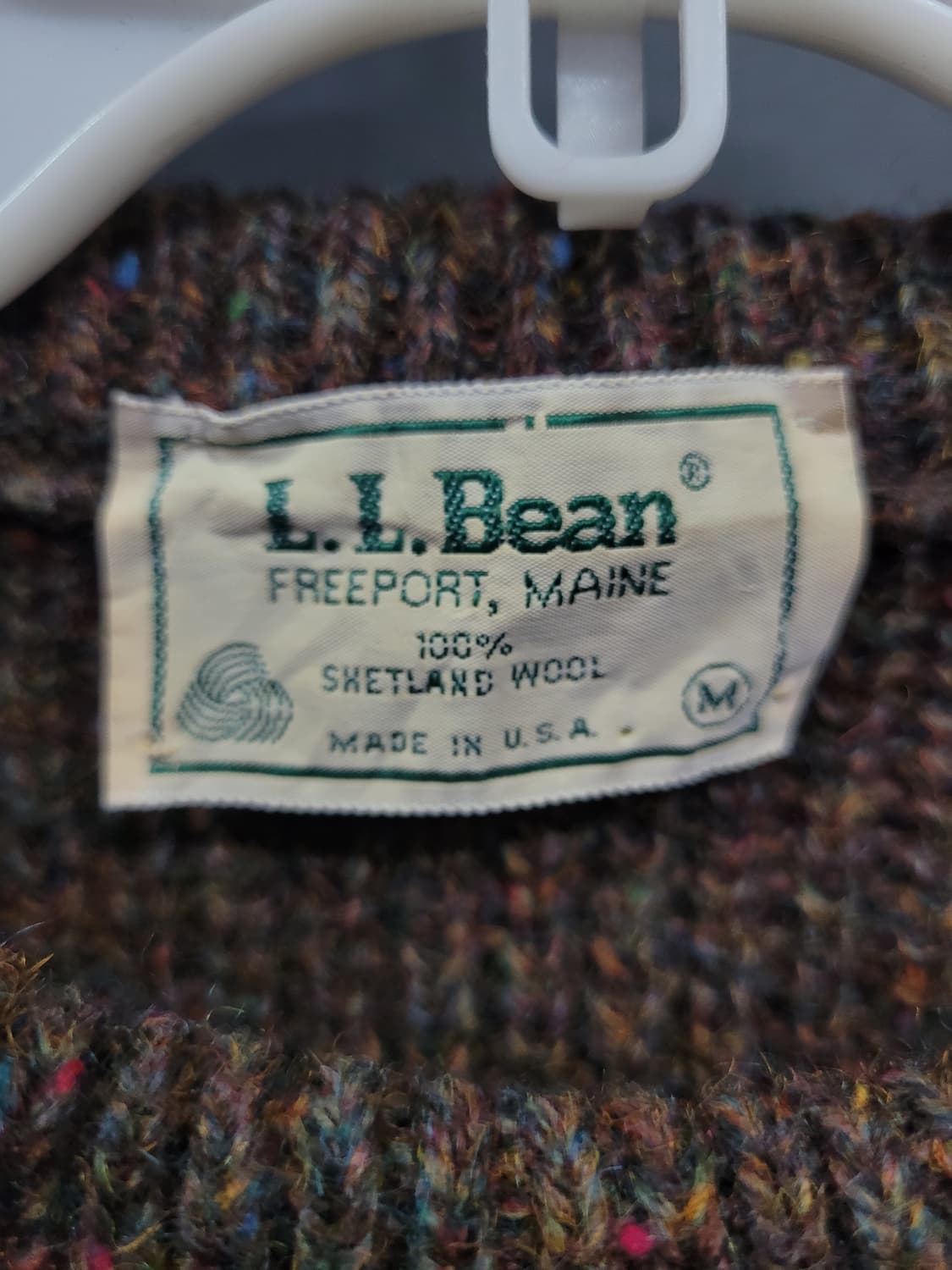 L.L.BEAN 엘엘빈 USA 빈티지 퓨어 울니트 상품이미지4