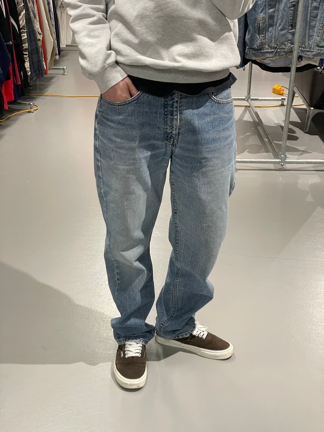 90’s 리바이스 오렌지탭 615 데님 팬츠   상품이미지1