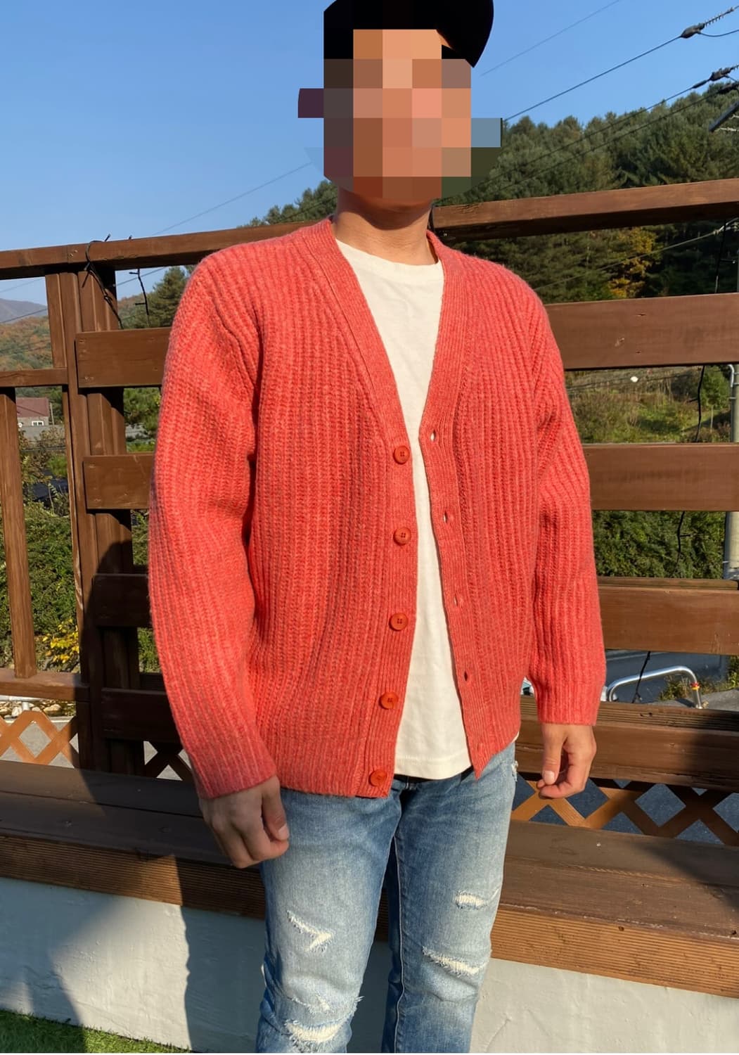 캐시 벌룬 가디건 오버핏 상품이미지1