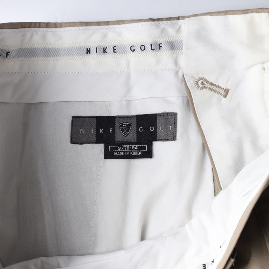 나이키 골프 올드스쿨 투턱 핀턱 슬랙스 베이지 S 상품이미지6