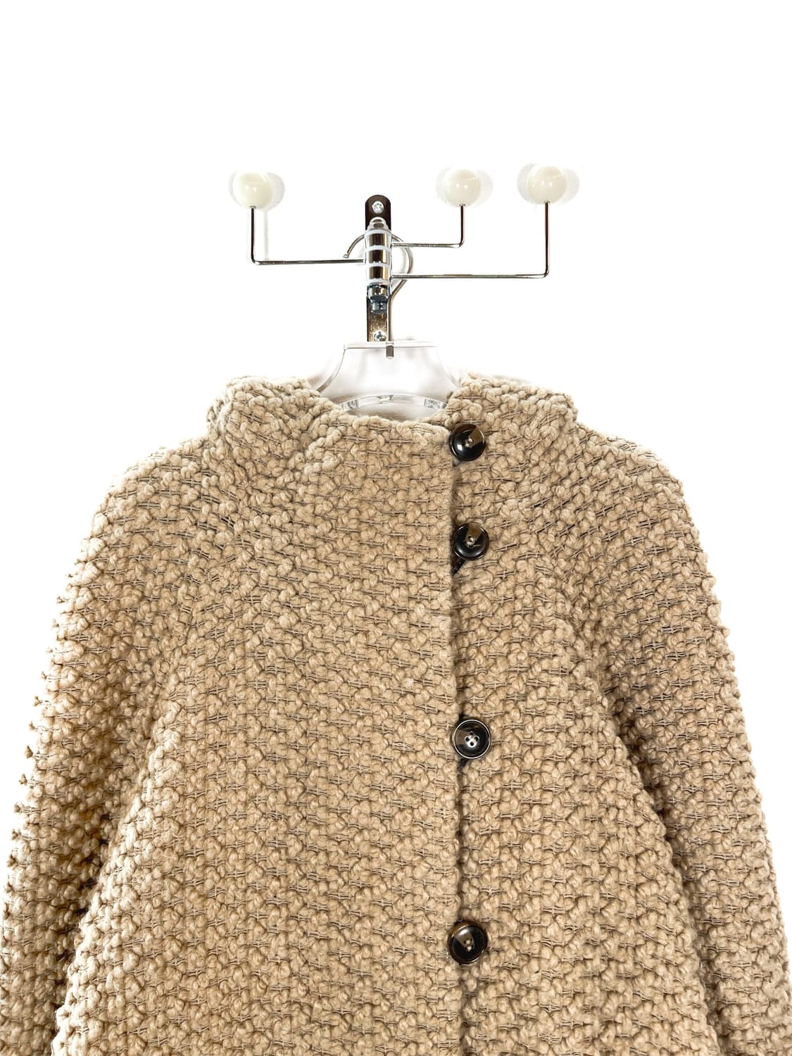 츠모리 치사토 플리스 뽀글이 부클 코트 상품이미지3