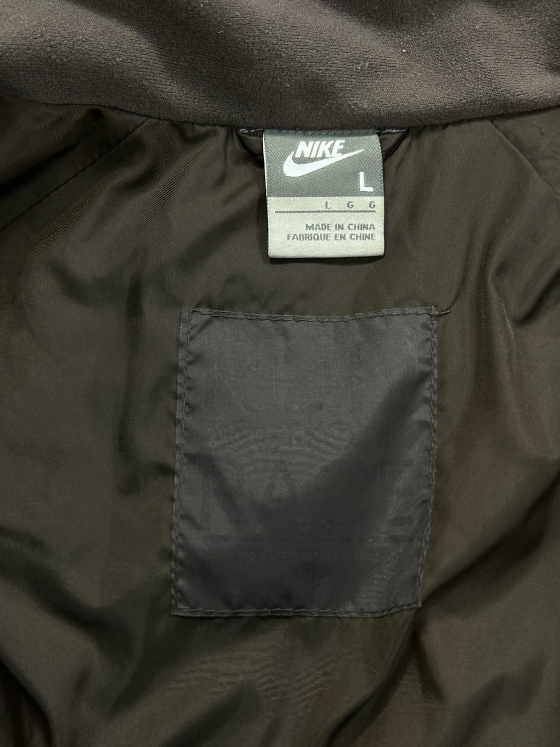 나이키 00‘s 브라운 배색 숏패딩 L  상품이미지6