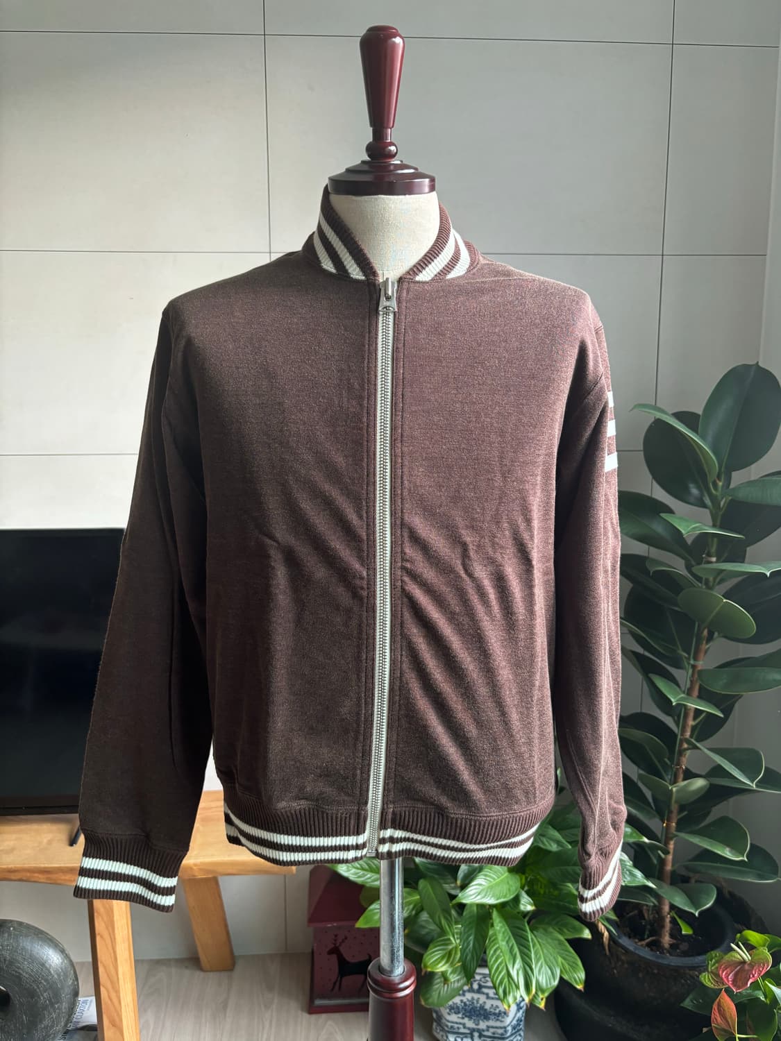 BAPE 저지 바시티 자켓 Brown (Small) 상품이미지8