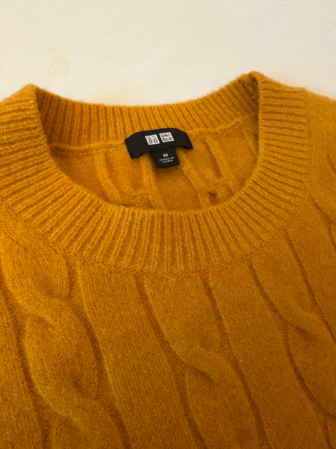 유니클로 케이블니트 상품이미지2