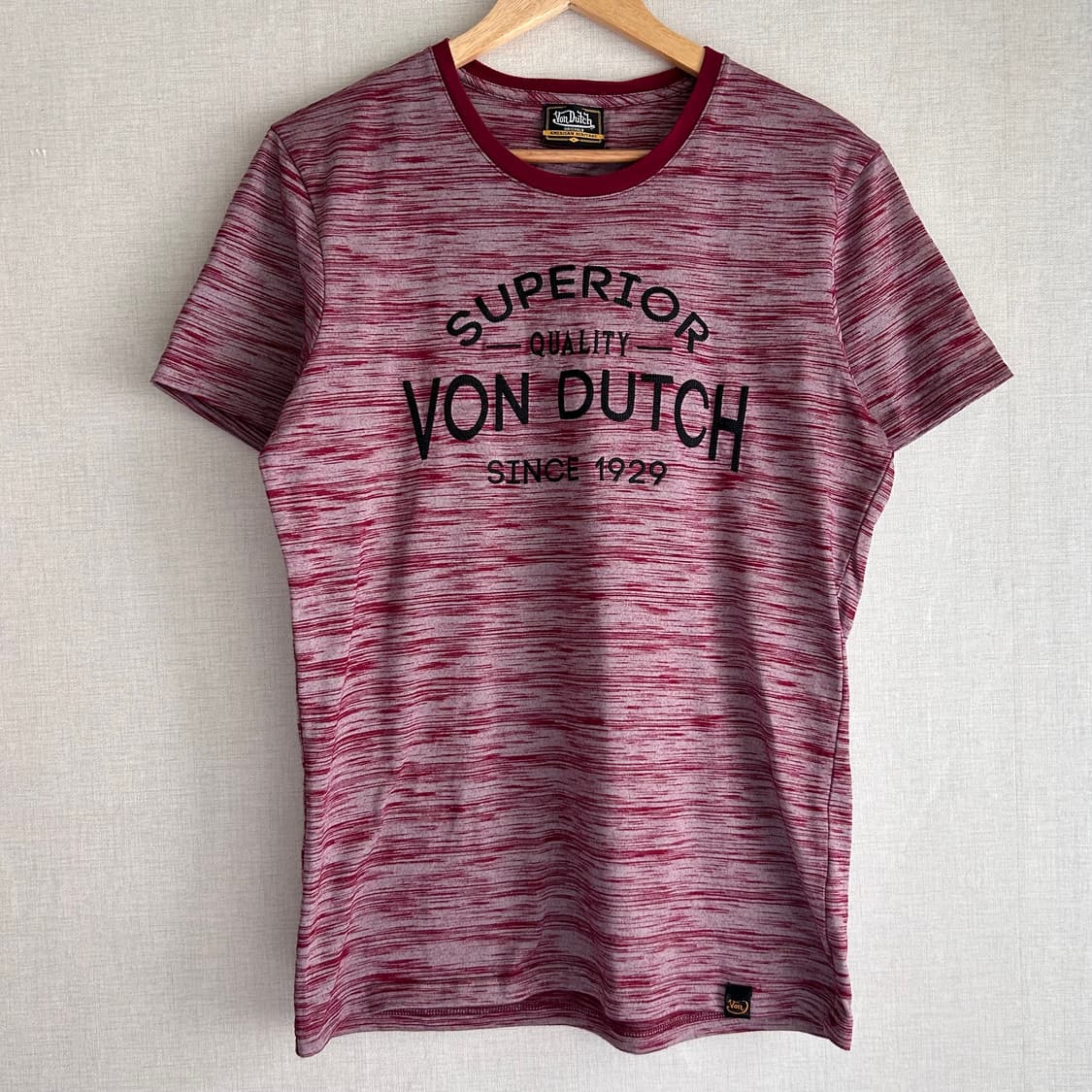 Von Dutch Red Stripe T-Shirts 상품이미지1