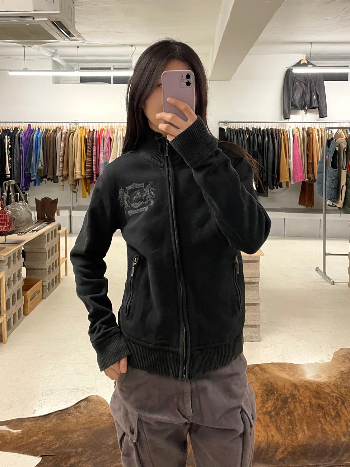 BURBERRY BLACK LABEL zip-up jersey 버버리 상품이미지9